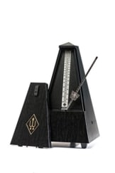 Wittner Taktell Pyramidenform Metronom Kunststoffgehäuse ohne Glocke schwarz