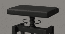 Klavierhocker-Spindel